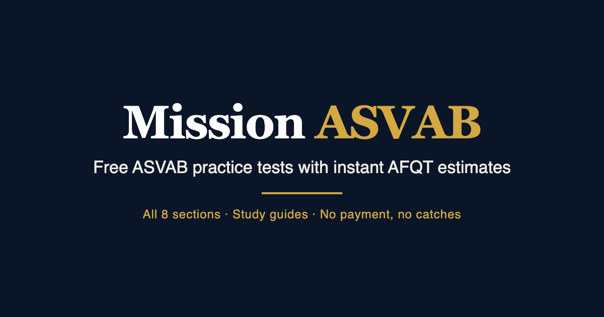 Army ASVAB Scores: Line Scores for Every MOS | Mission ASVAB